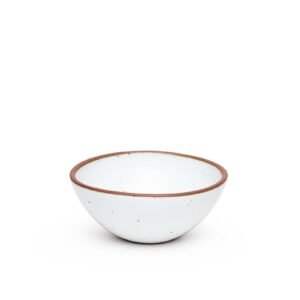 Verllage soup bowl in Cloud White, glazed stoneware