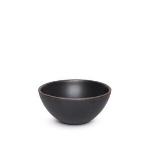 Verllage soup bowl in Graphite, glazed stoneware