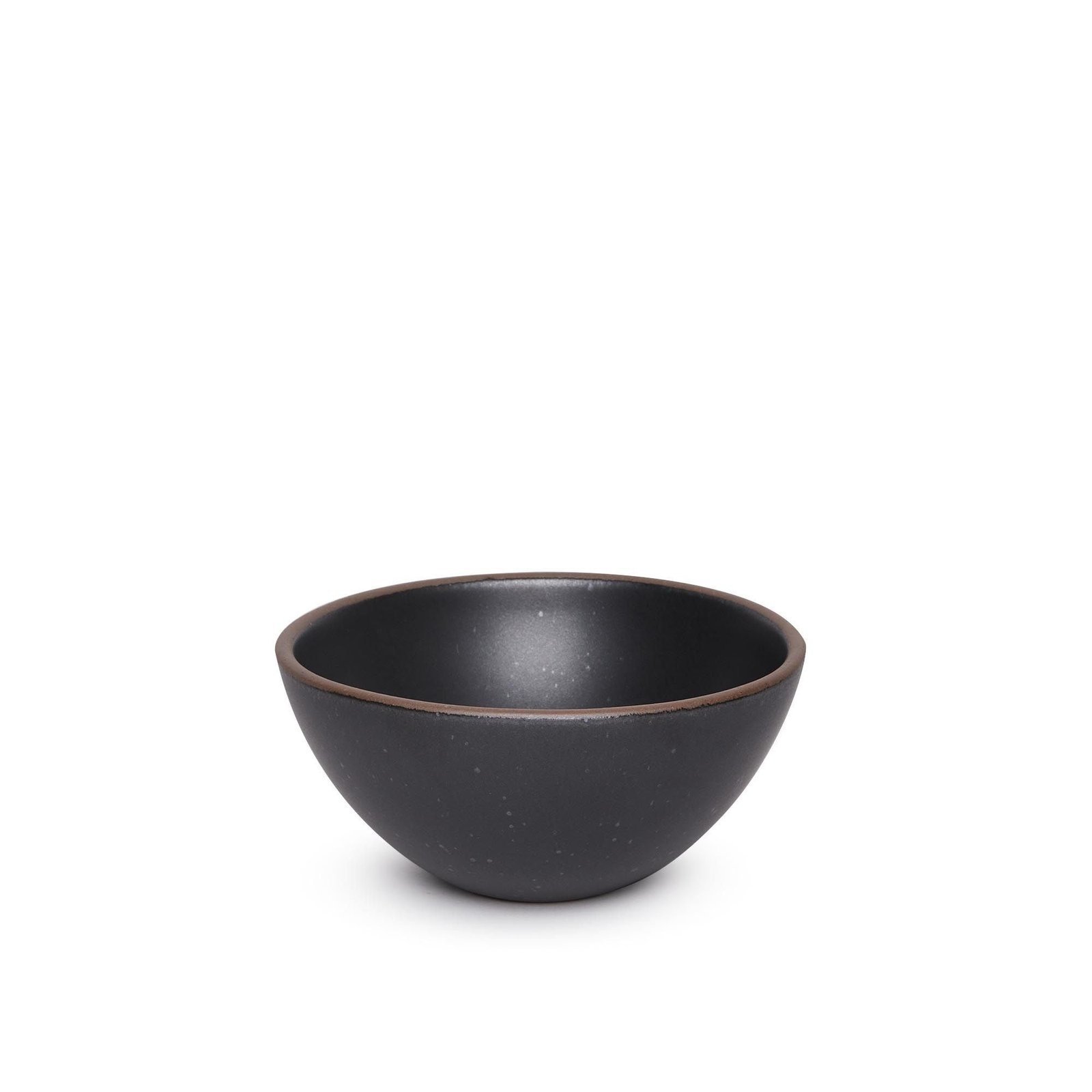 Verllage soup bowl in Graphite, glazed stoneware