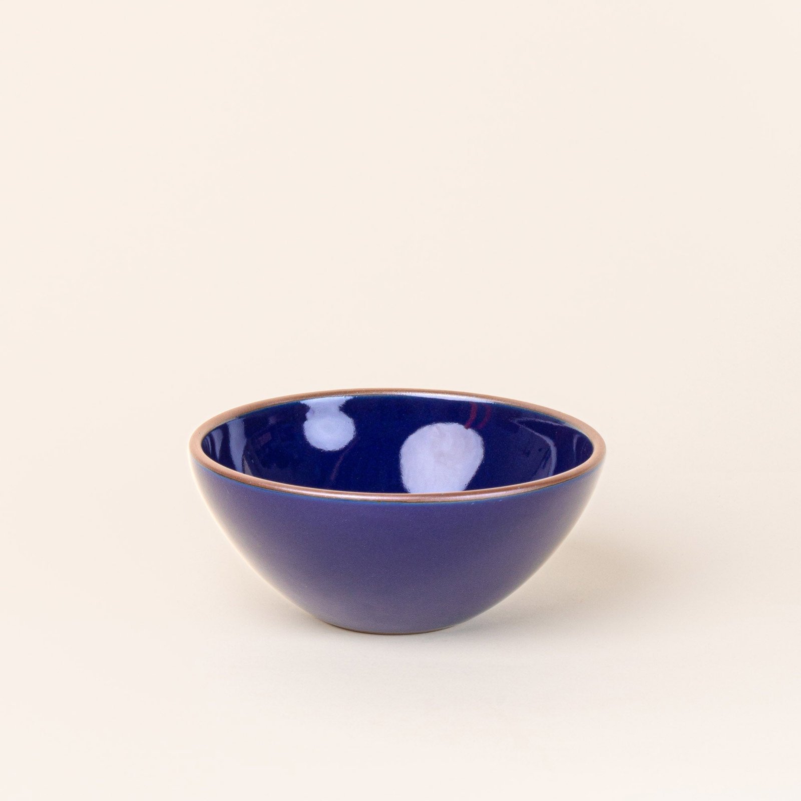 Verllage soup bowl in Midnight Navy, glazed stoneware