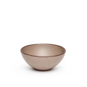 Verllage soup bowl in Warm Taupe, glazed stoneware