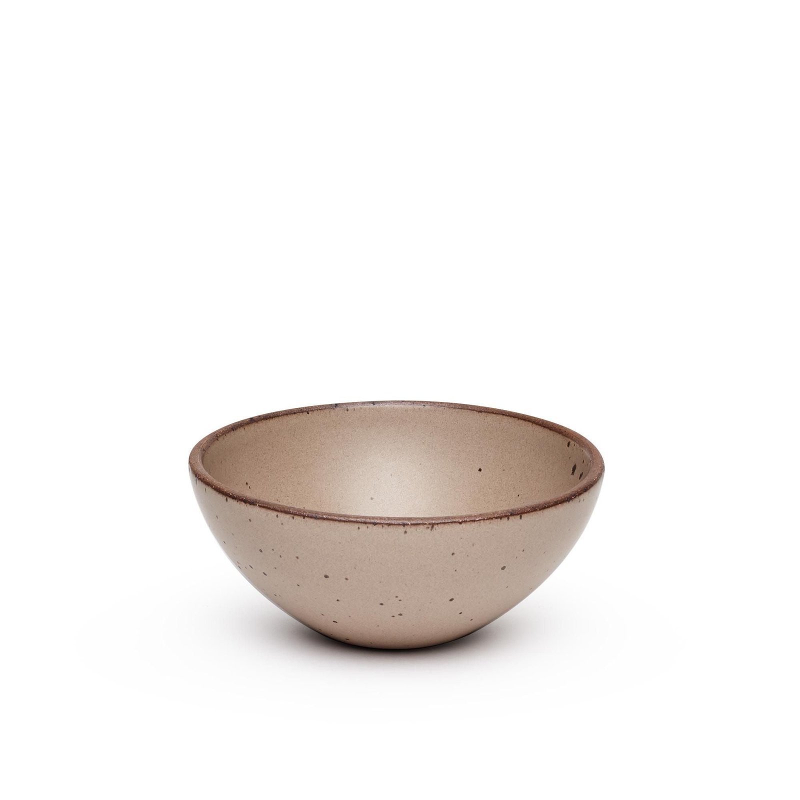 Verllage soup bowl in Warm Taupe, glazed stoneware
